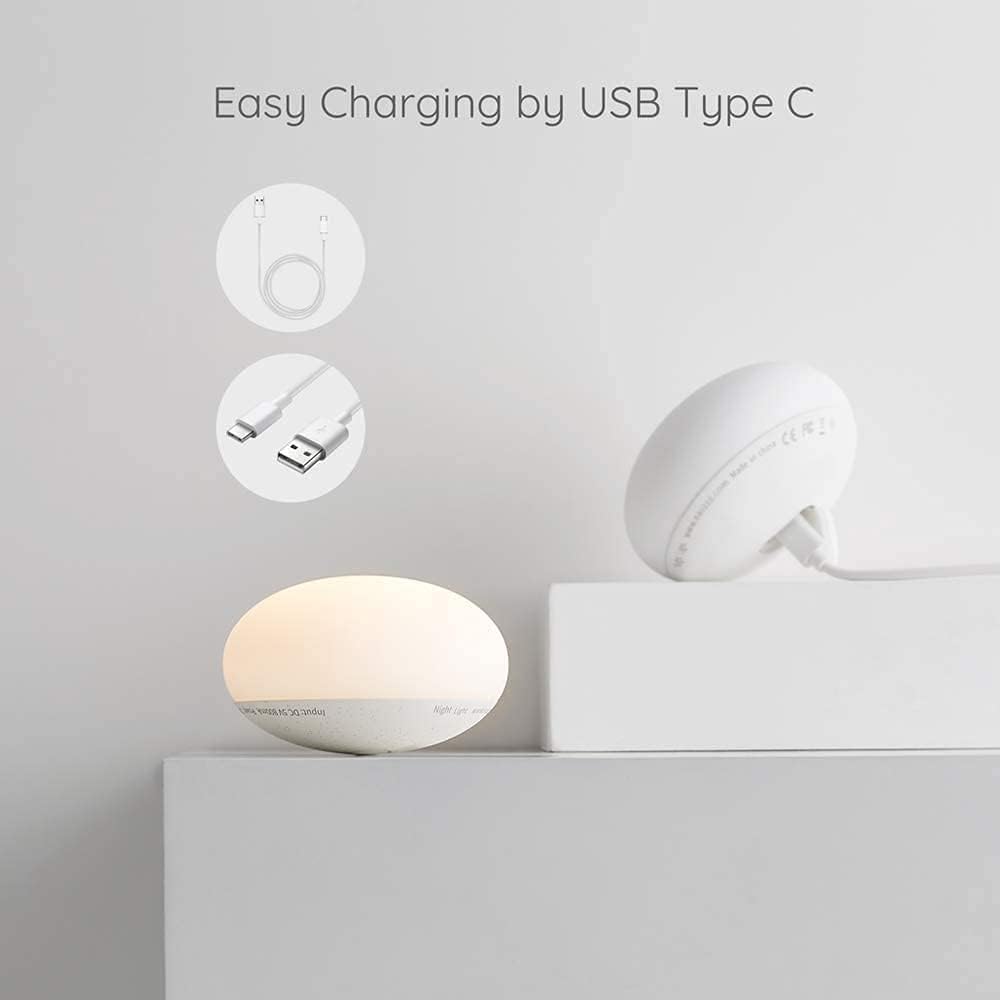BowLift | Breastfeeding Night Light | Soft BPA-Free Silicone Touch Lamp with Eye-Friendly Stepless Dimmer
