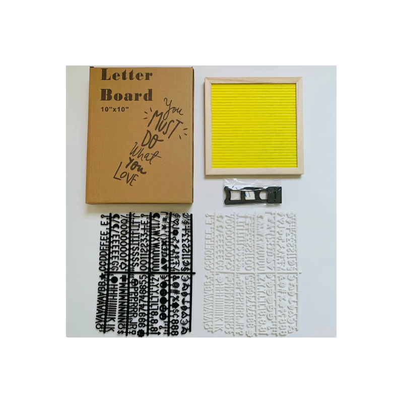 BowLift | Felt Letter Message Board