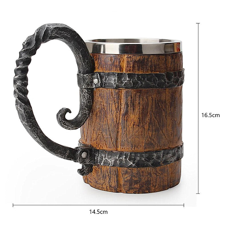 BowLift | Viking Barrel Mug(Large:550ml)