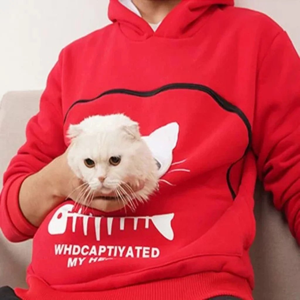 BowLift | Cat Lovers Hoodie Cuddle Pouch