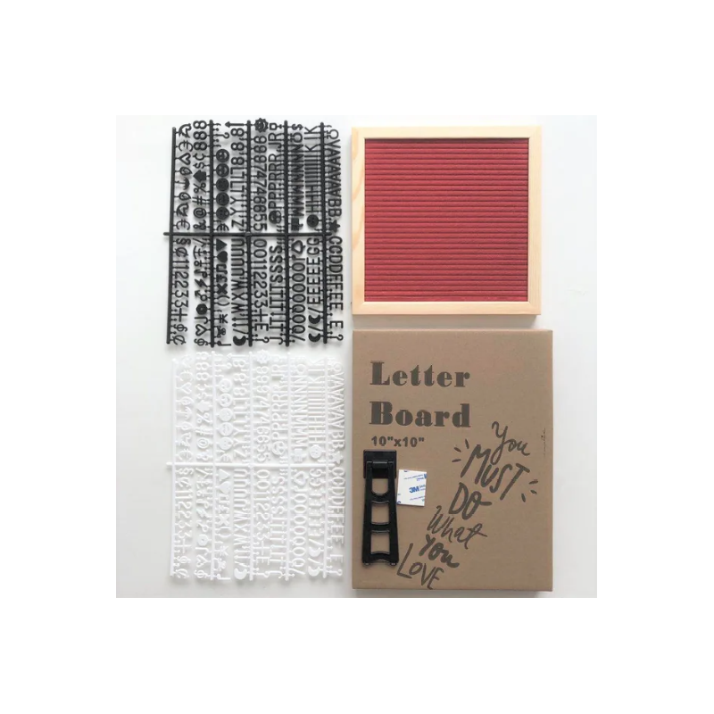 BowLift | Felt Letter Message Board