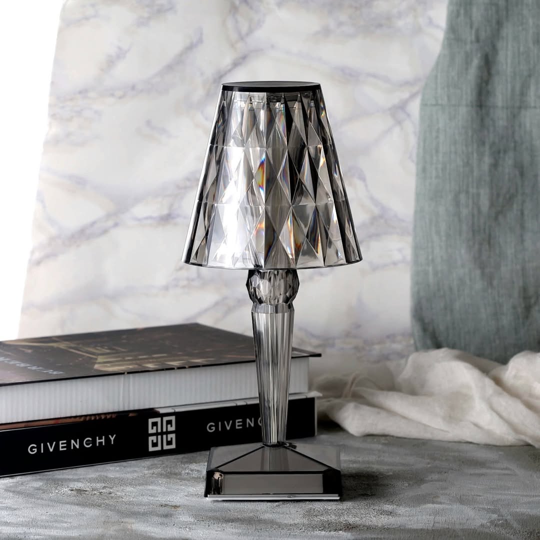 BowLift | Table Lamp Crystal Acrylic Touch Rechargeable