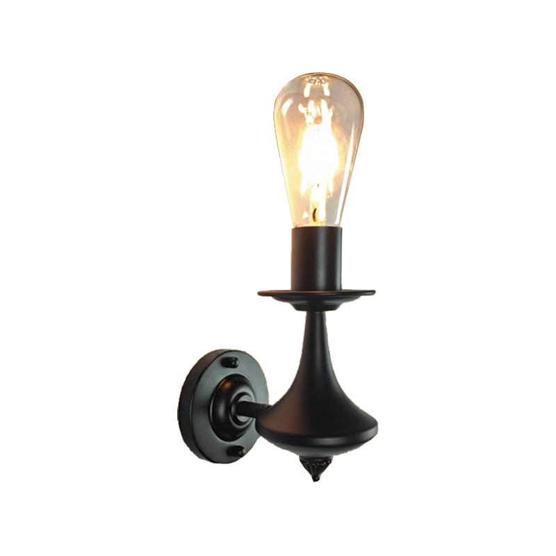 BowLift | Metal Exposed Bulb Wall Lighting Industrial 1/2 Light Dining Room Wall Lamp Fixture