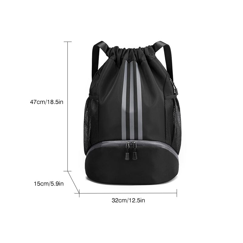 BowLift | Large Nylon Drawstring Tote Backpack