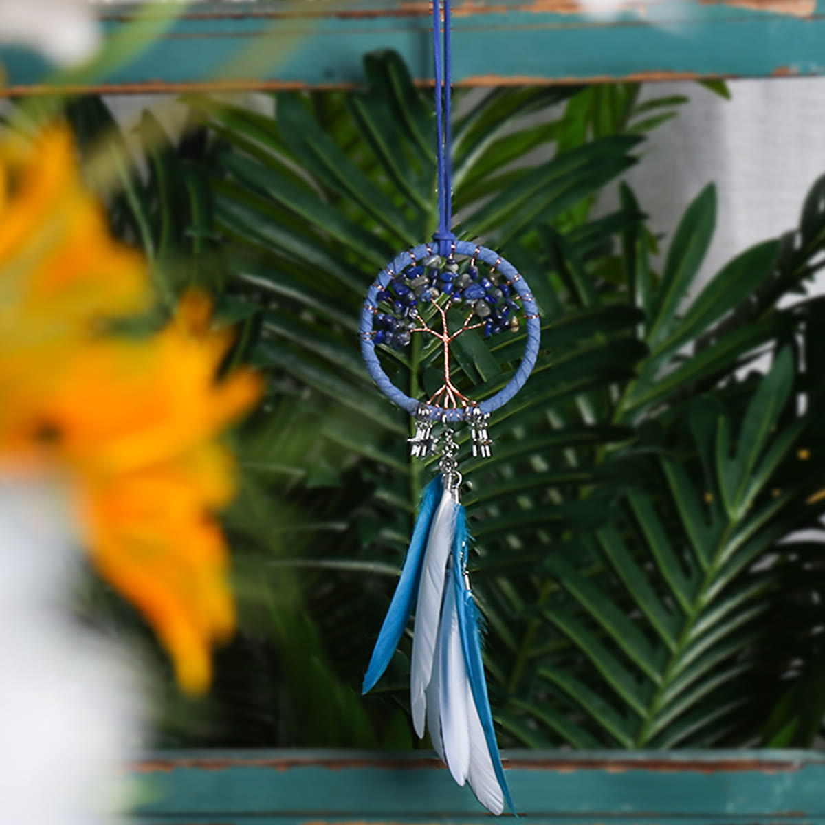 BowLift | Frendorf Tree of Life Gemstone Dreamcatcher Hanging Jewelry