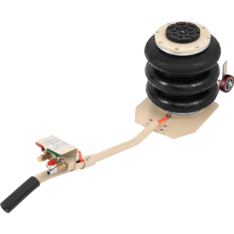 BowLift | Long-Handle 3 Ton/6600 lbs Air Jack Cars Trucks Airbag Jack White Triple Bag Air Jack