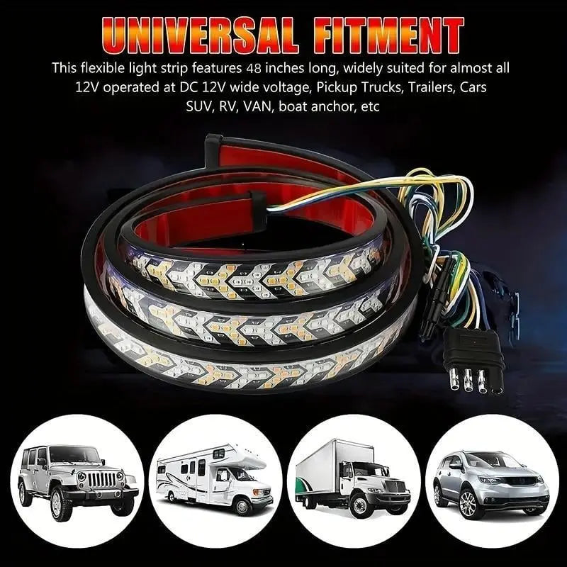 BowLift | 48-inch two-color LED tail light strip – Bright vehicle signal light