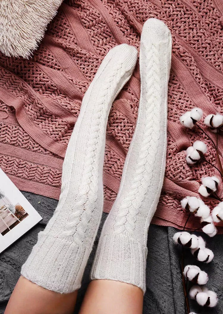 BowLift | Winter Soft Warm Over Knee Extra Long Knitted Socks
