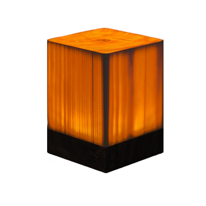 BowLift | LumiWood – LED table lamp with battery and touch control