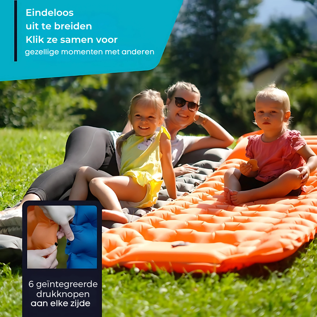 BowLift | AirLite Self-Inflating Sleeping Mat – Lightweight, Compact & 10 cm Thick Comfort