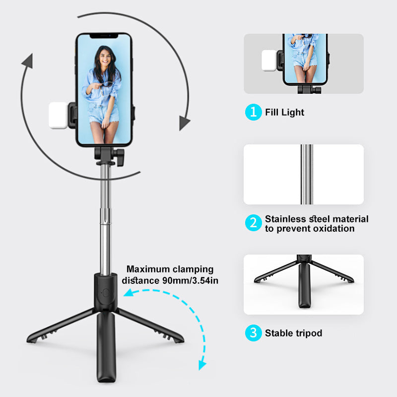 BowLift | 6 In 1 Wireless Bluetooth Selfie Stick