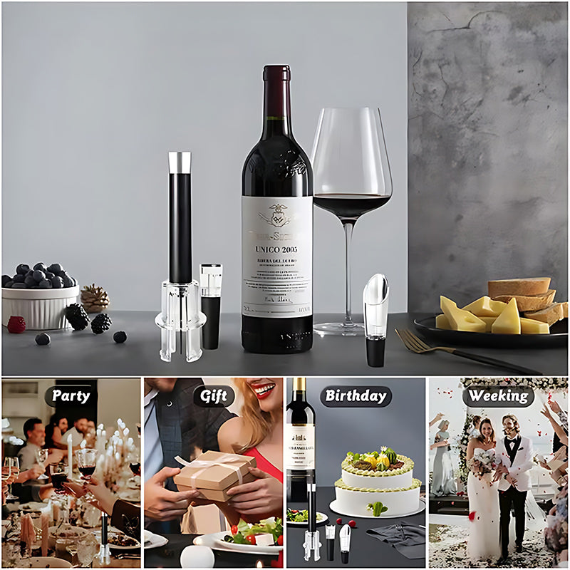 BowLift | Air Pump Corkscrew Set for Cork Removal