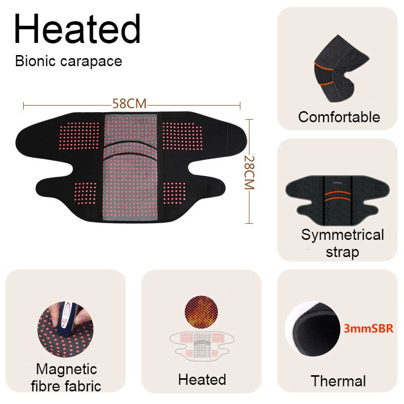 BowLift | Far Infrared Thermal Knee Warmer, with Super Warm Fabric & Bionic Carapace Design, for Winter, Travel & Outdoors
