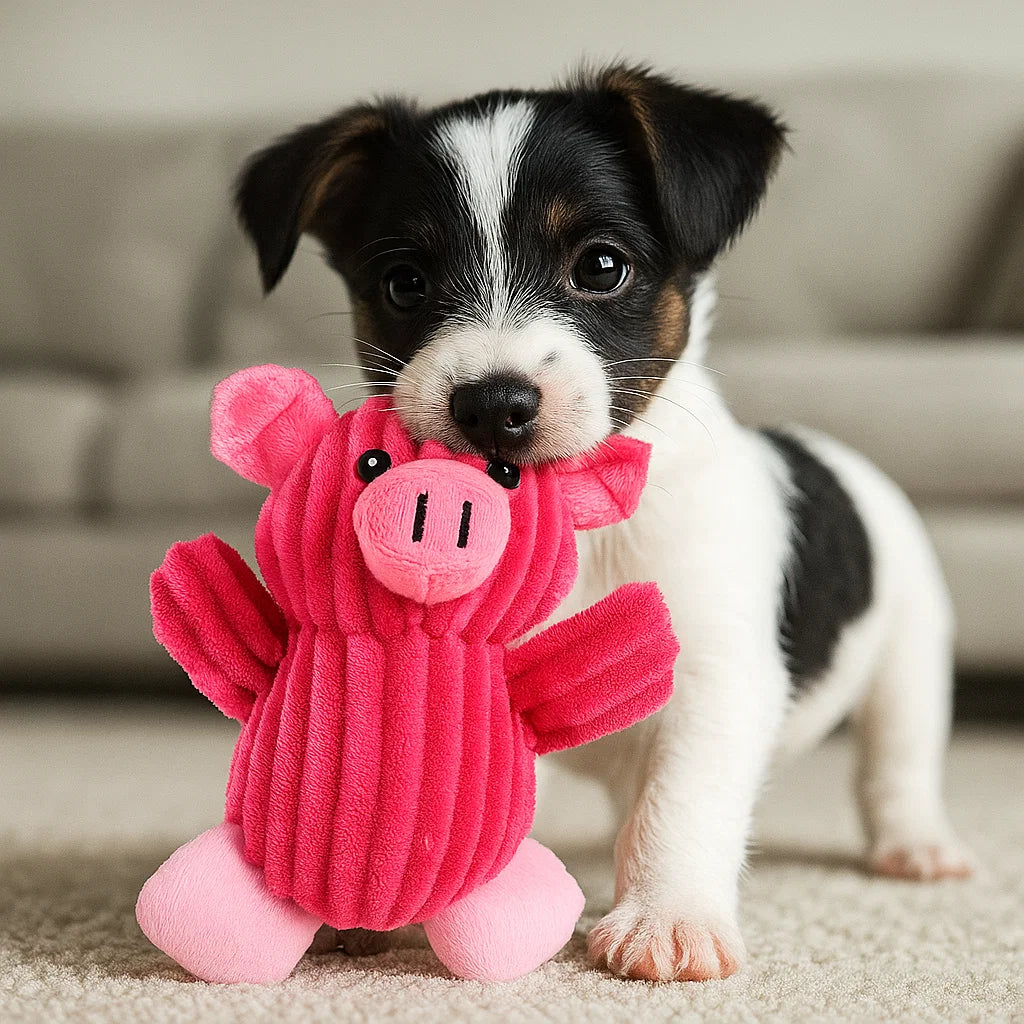 BowLift | Dog Toy Plush Squeaky Chew Animal