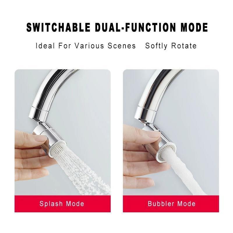 BowLift | Rotatable Dual-Function Bubbler Faucet Head