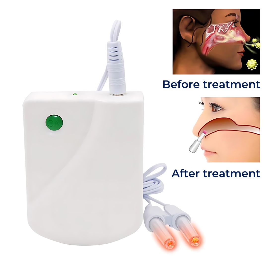 BowLift | Infrared Therapy Device for Allergic Rhinitis and Runny Nose Relief, Comfortable Nasal Congestion Treatment
