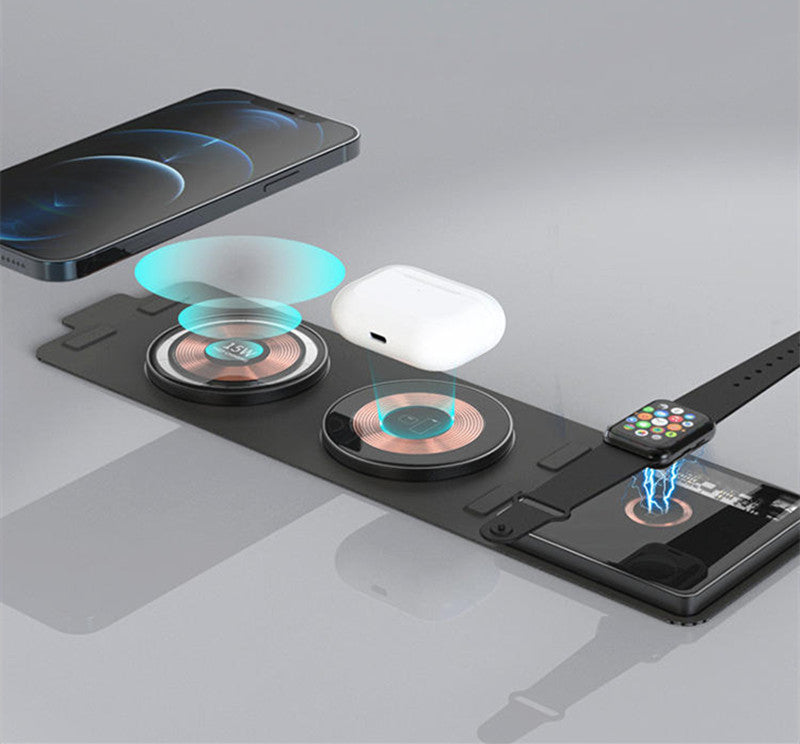 BowLift | 3-In-1 Folding Portable Magnetic Wireless Charger