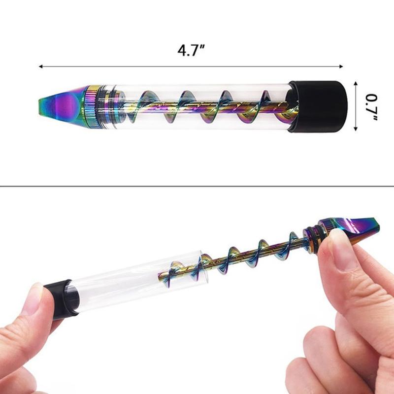 BowLift | Glass Twisty Smoking Pipe Set