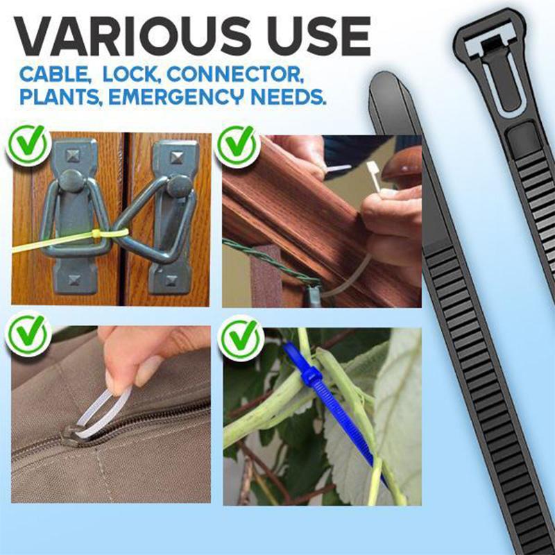 BowLift | Reusable Cable Ties (100PCS)