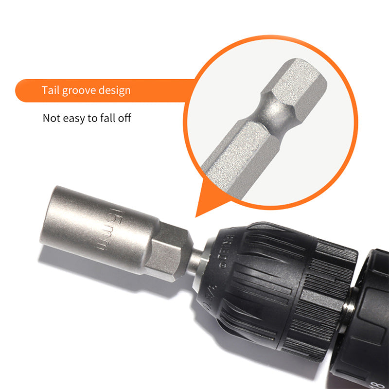 BowLift | Extra Deep Hex Bit Socket Bolt Nut Driver Bit Set