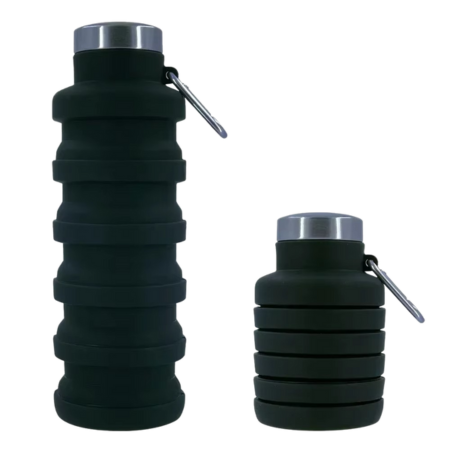 BowLift | Collapsible Silicone Water Bottle – Portable Folding Travel & Sports Bottle Cup