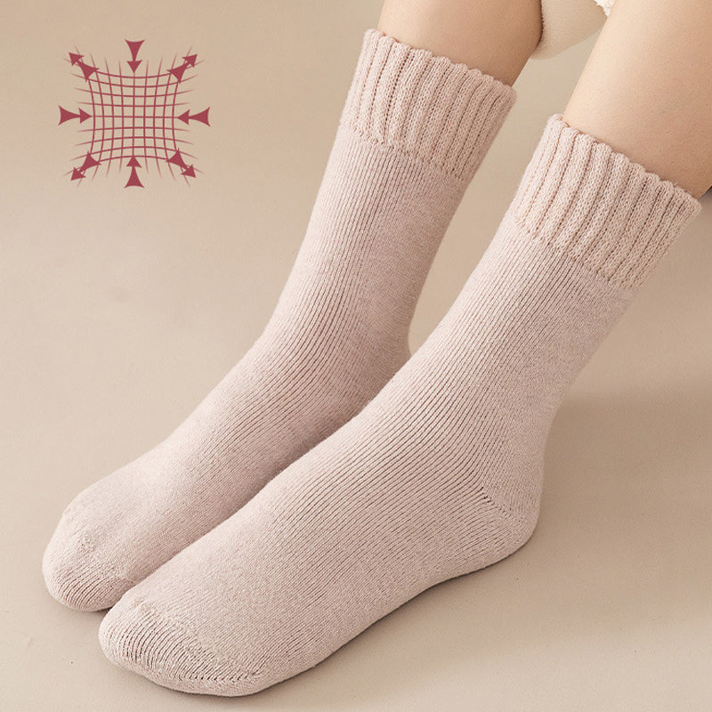 BowLift | Unisex Thermal Socks | Self-Heating Fleece Lining | Moisture-Wicking | 3-Pair Set