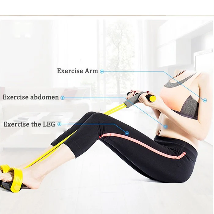 BowLift | Multifunctional Pedal Resistance Elastic Sit-up Bands Pedal Exerciser Sit-up Pull Rope