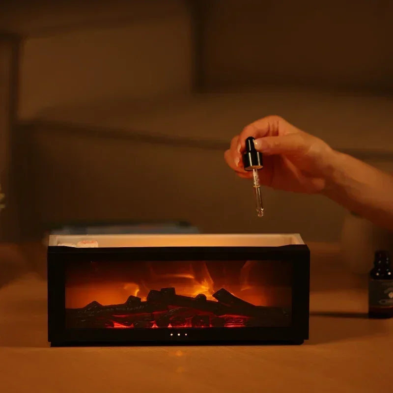 BowLift | Remote Control Colorful Flame Fireplace Aroma Diffuser
