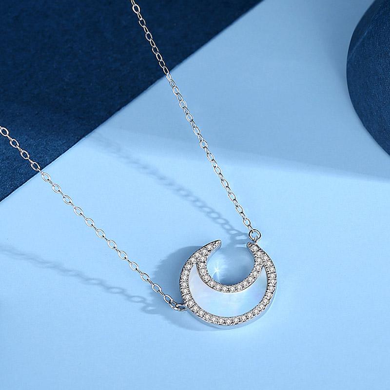 BowLift | Fashion Rhinestone Moon Necklace