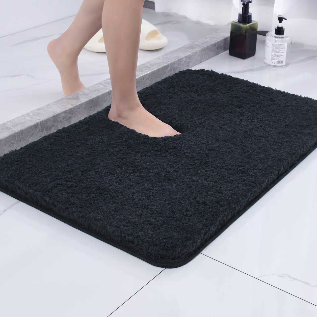 BowLift | Drying & Non-Slip | Modern Bathroom Rug in Scandinavian Style