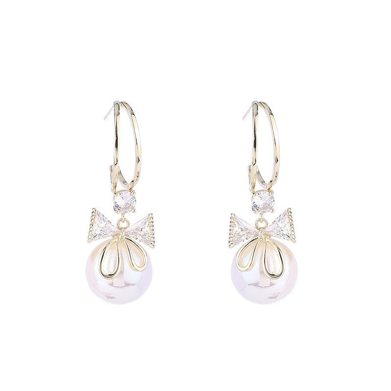 BowLift | Bow Pearl Earrings