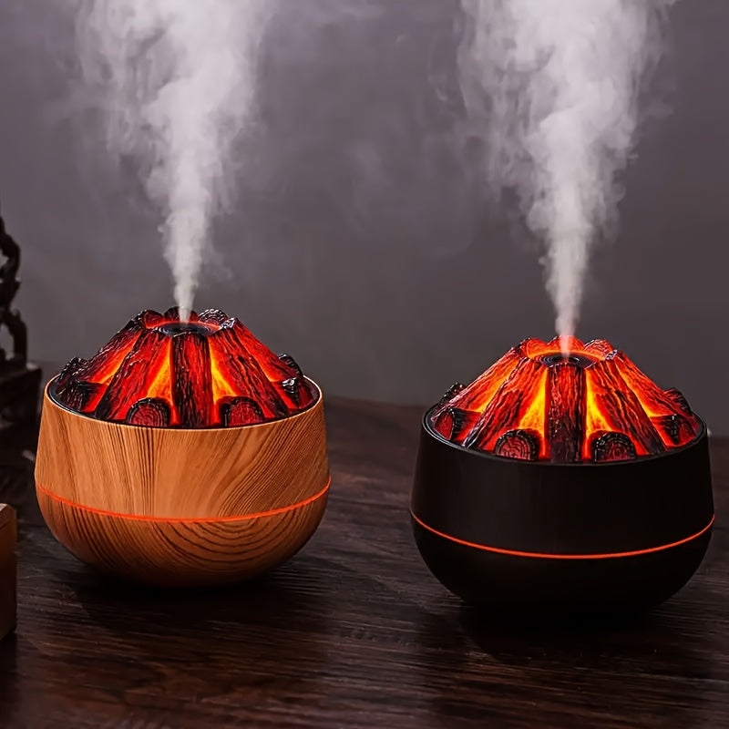 BowLift | Fire Diffuser - Mini simulated charcoal fire air humidifier with realistic flame effect