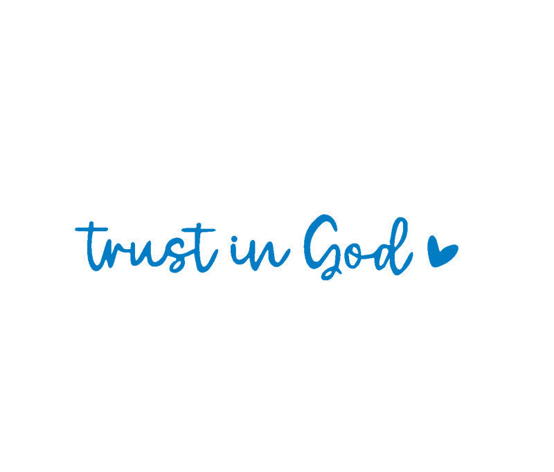 BowLift | “Trust in God” Rear-View Mirror Decal
