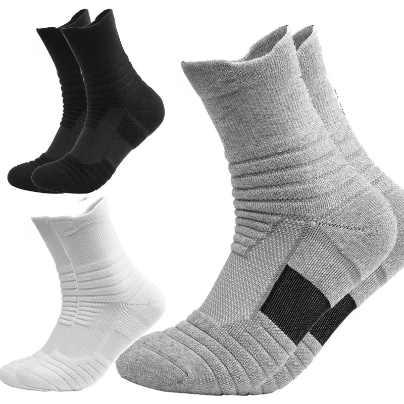 BowLift | Breathable Moisture Wicking Athletic Basketball Socks for Men