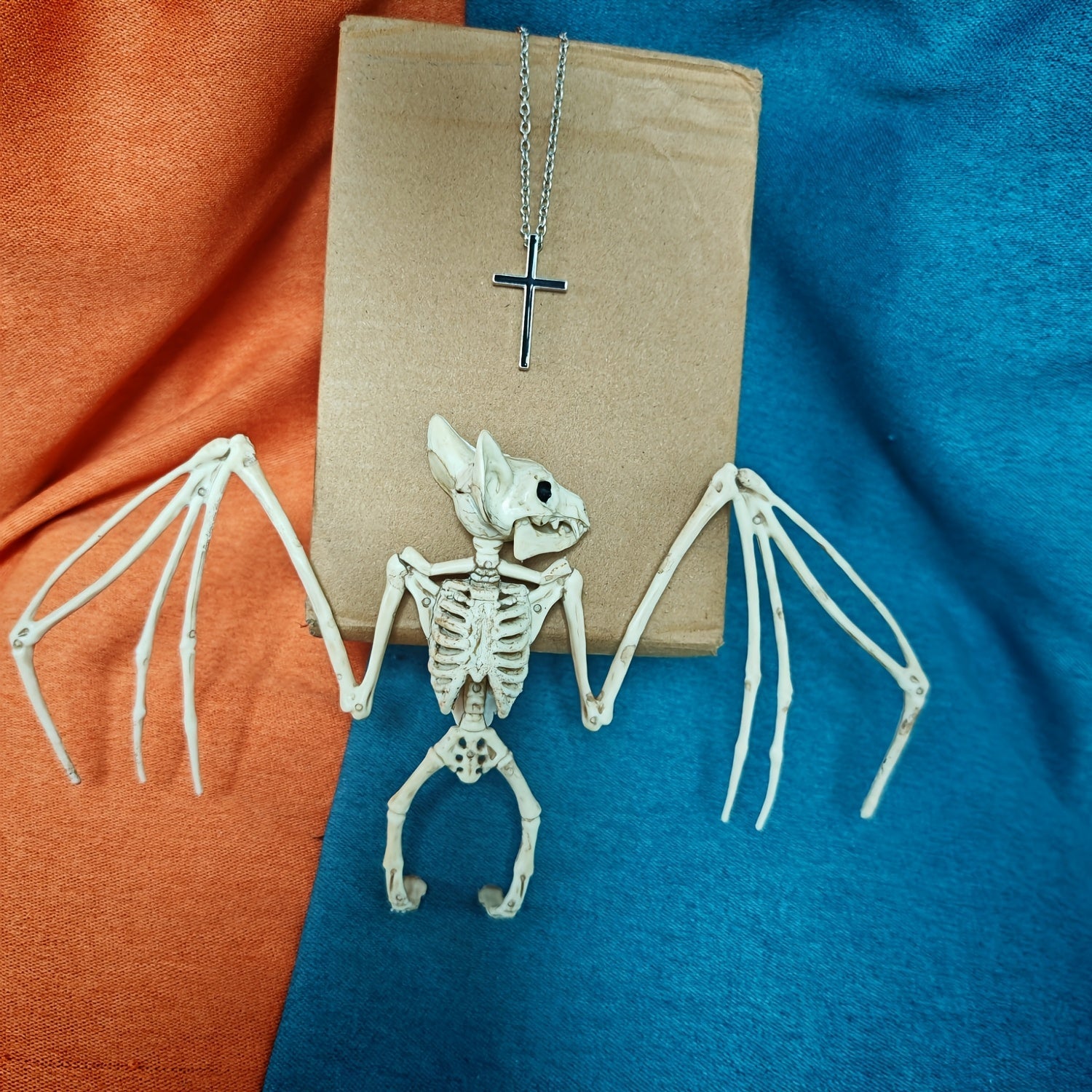 BowLift | Wall Art Hanging Skeleton Bat Ornament