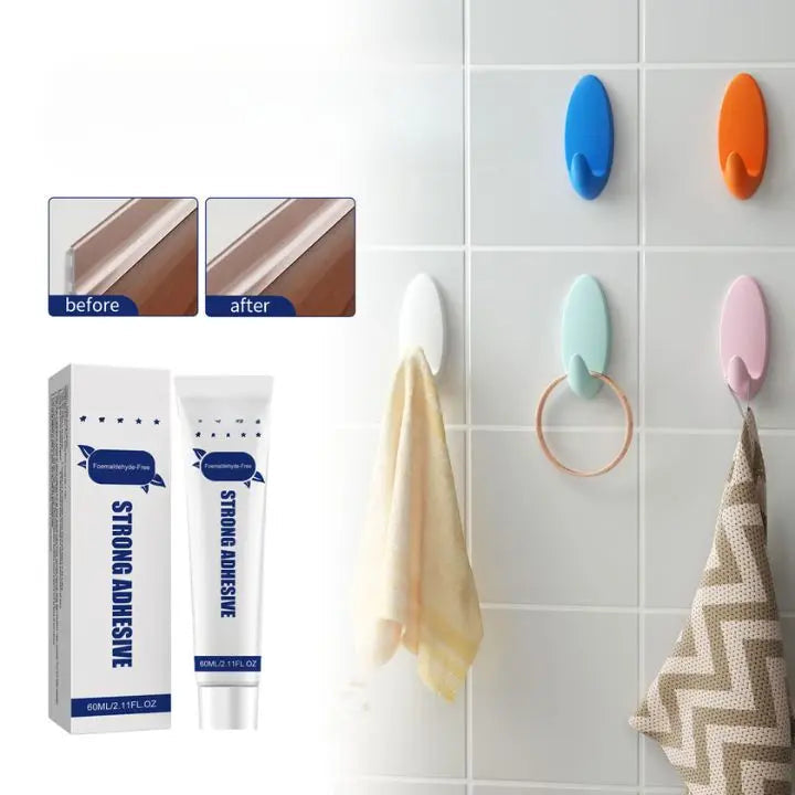 BowLift | 5 Pieces Nail-Free Power Glue – Mold Resistant & Weatherproof for Any Surface