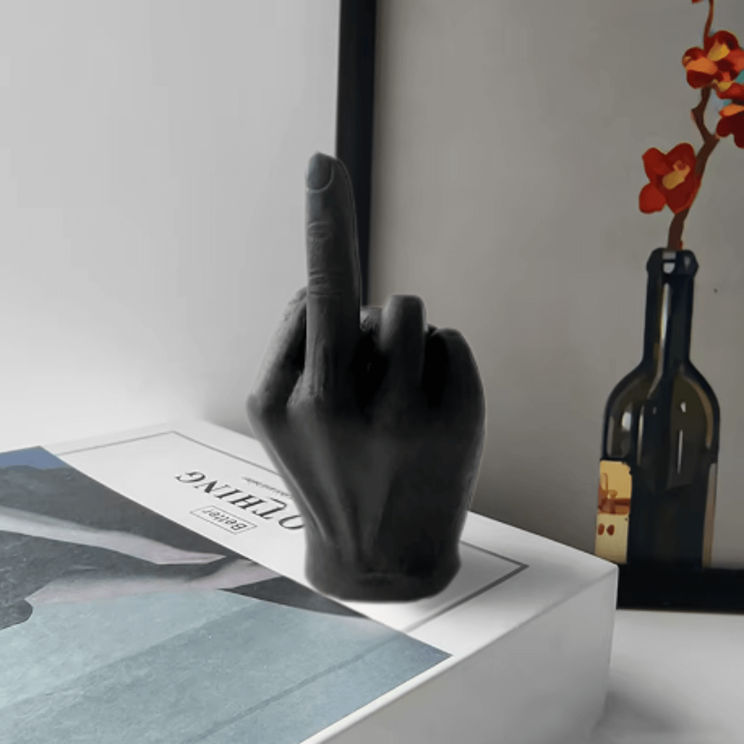 BowLift | Hand Gesture Candle – Scented Soy Wax Decoration