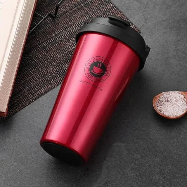 BowLift | Insulated stainless steel travel mug | 500 ml leak-proof & double-walled