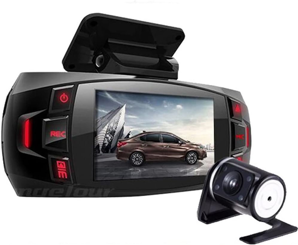 BowLift | Dual Camera Dash Cam 2.7" LCD with 170° Wide Angle and Rear View