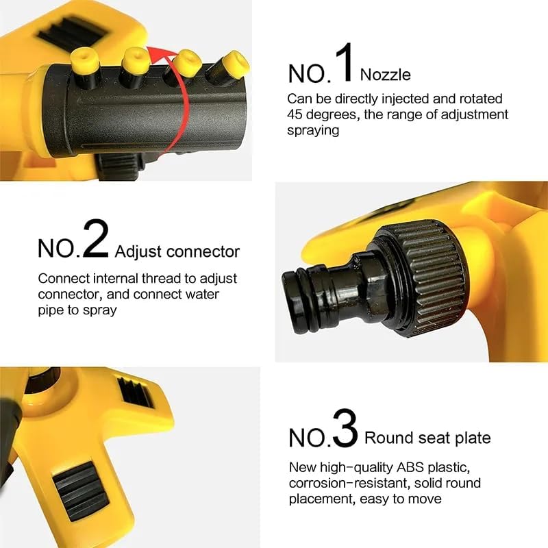 BowLift | 360° Rotating Lawn Sprinkler | Stable, Multi-Angle Nozzles for Even Coverage in Large Gardens