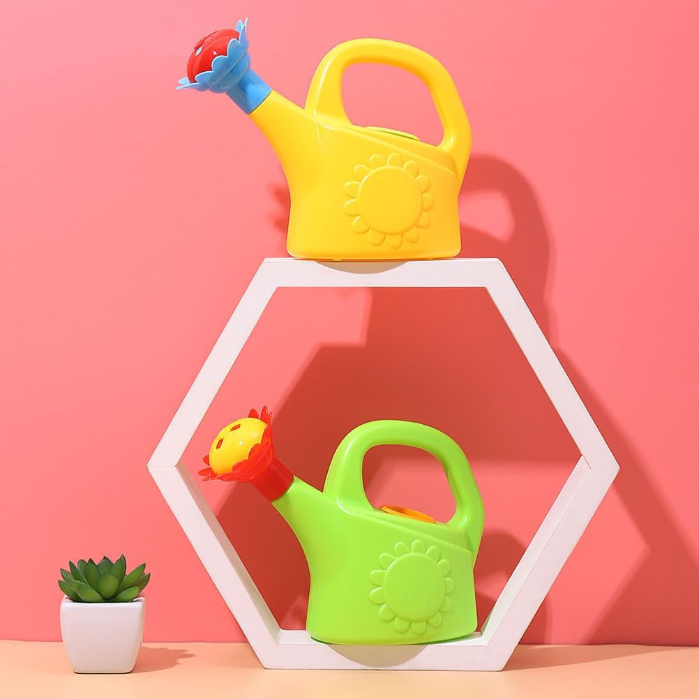 BowLift | Children's watering can with flower mouth – Colorful plastic watering can for little gardeners