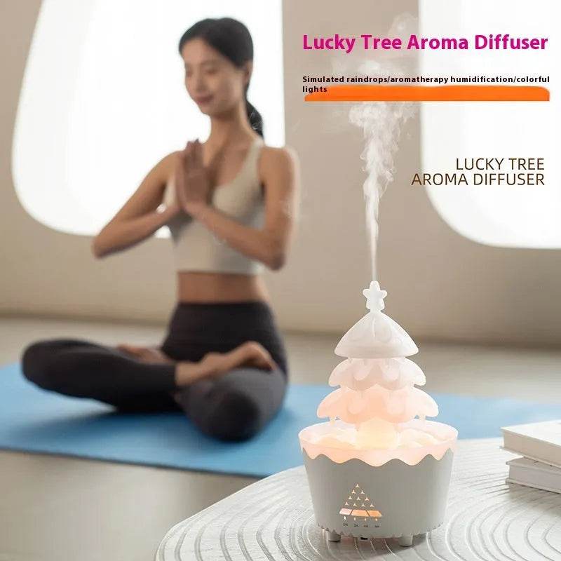 BowLift | 2025 New Design Essential Oil Aroma Diffuser Household Mute Small Remote Control Humidifier Suitable For Home Christmas Gift