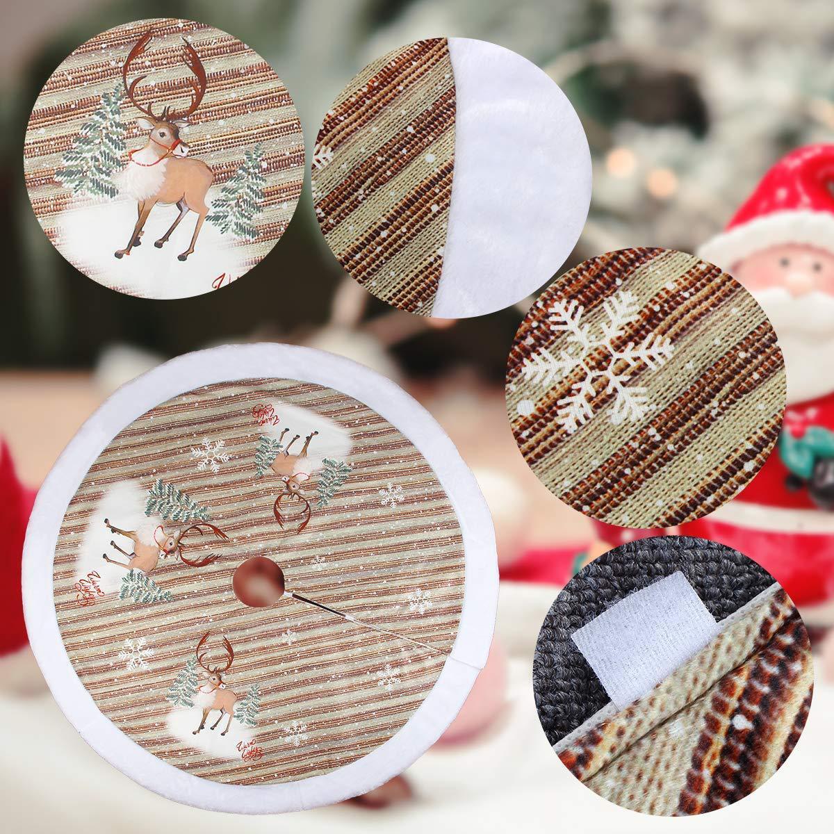 BowLift | Christmas Tree Bottom Decoration Tree Skirt 98cm Flannel Old Man Tree