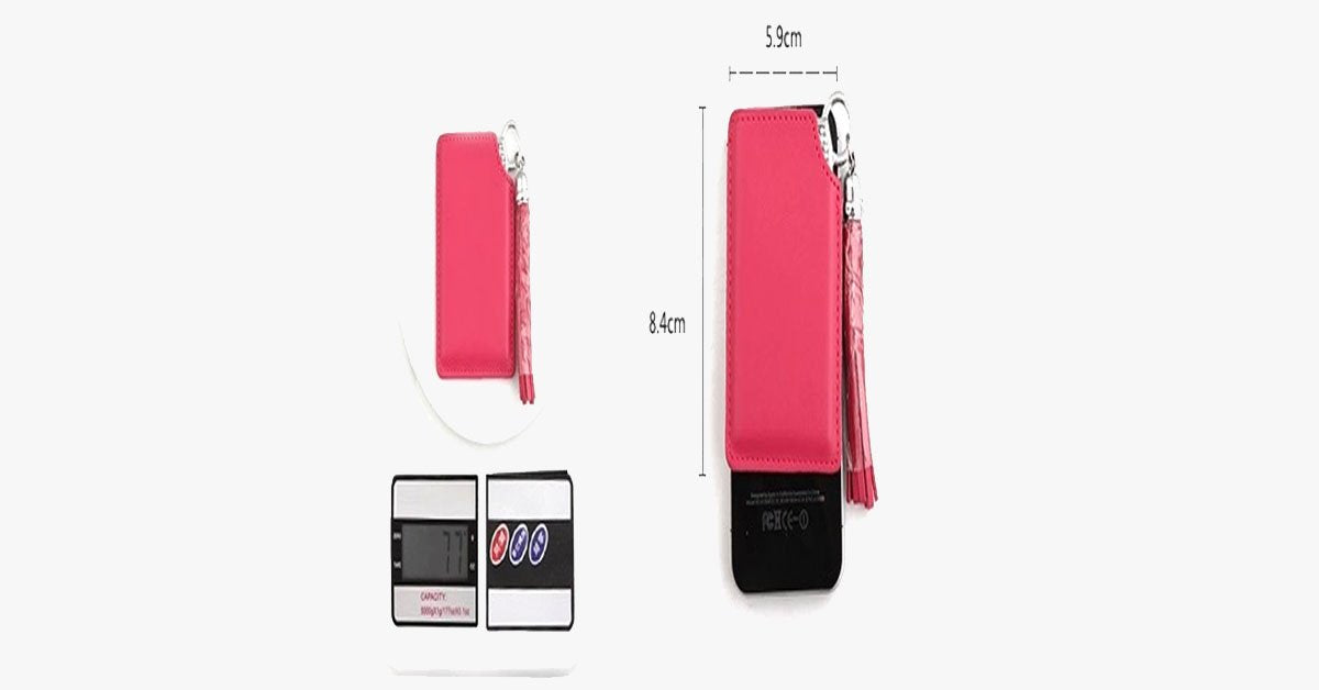 BowLift | Portable Pink Pocket Mirror