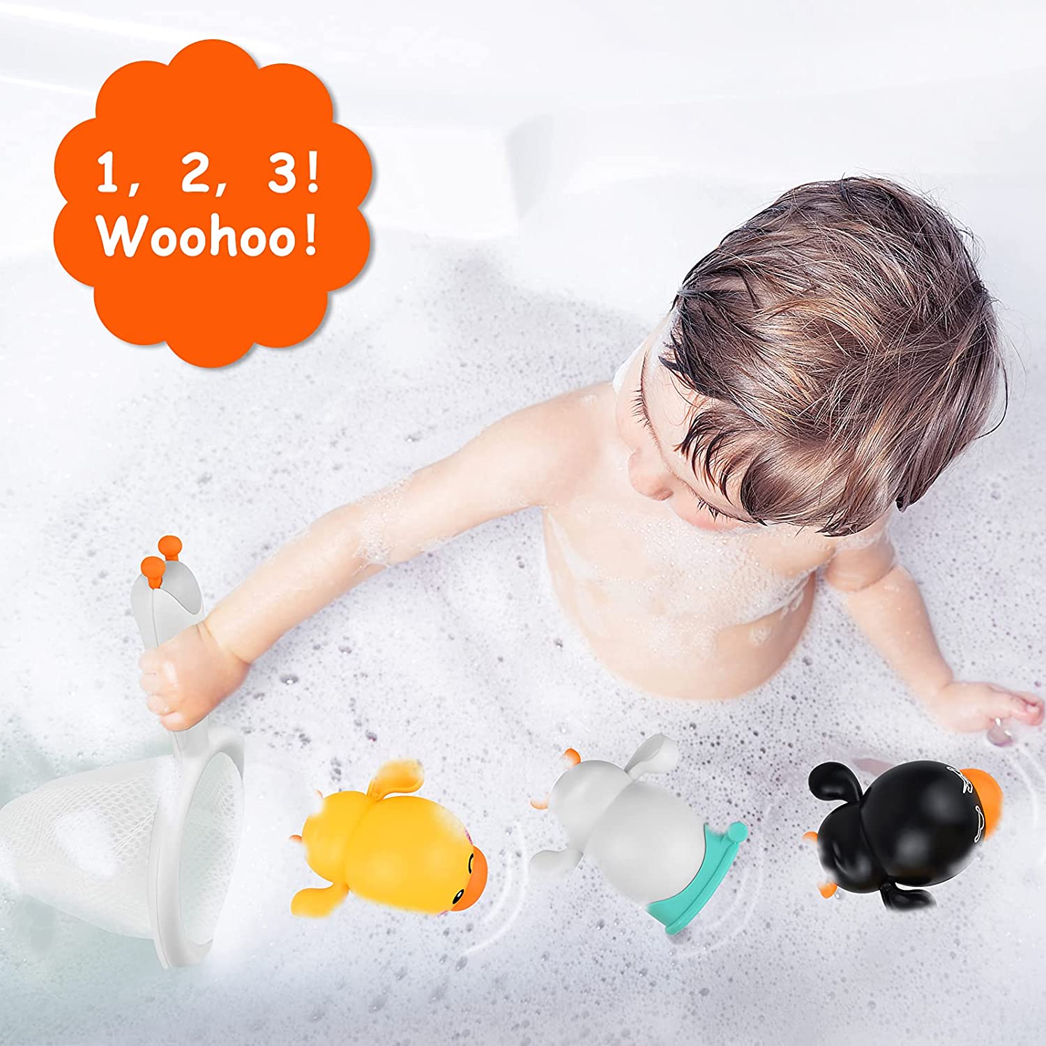 BowLift | Baby Bath Toys Floating Ducks (3 PCS)