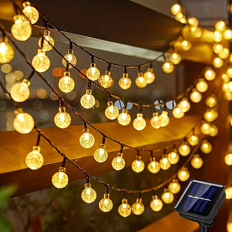 BowLift | Solar flower light chain for the garden