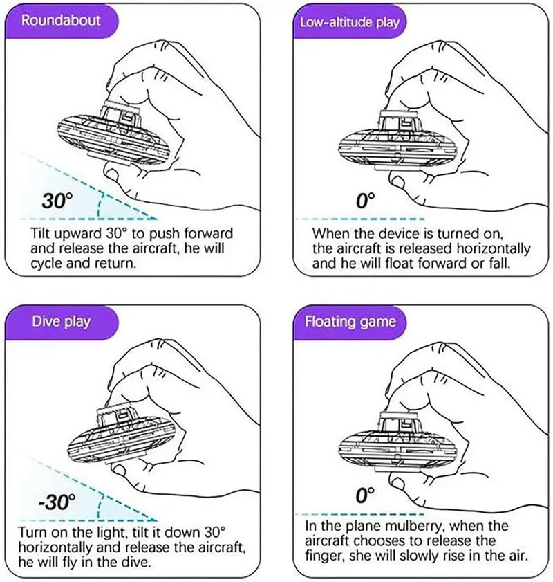 BowLift | Flying Spinner Mini Drone Flying