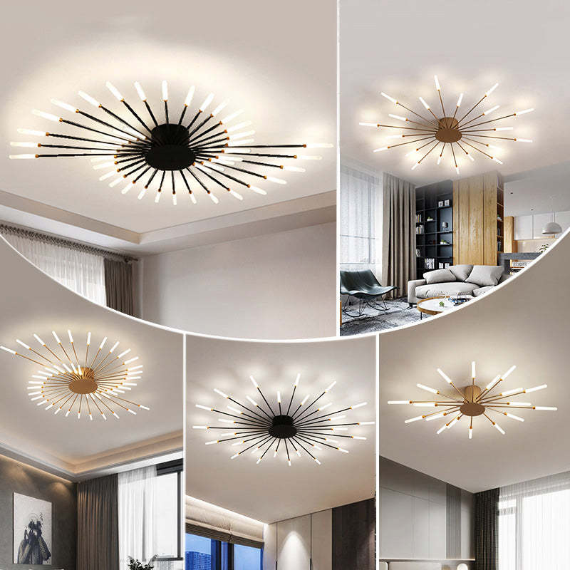 BowLift | GlowHaven - Sleek Ceiling Lamp for Home Spaces