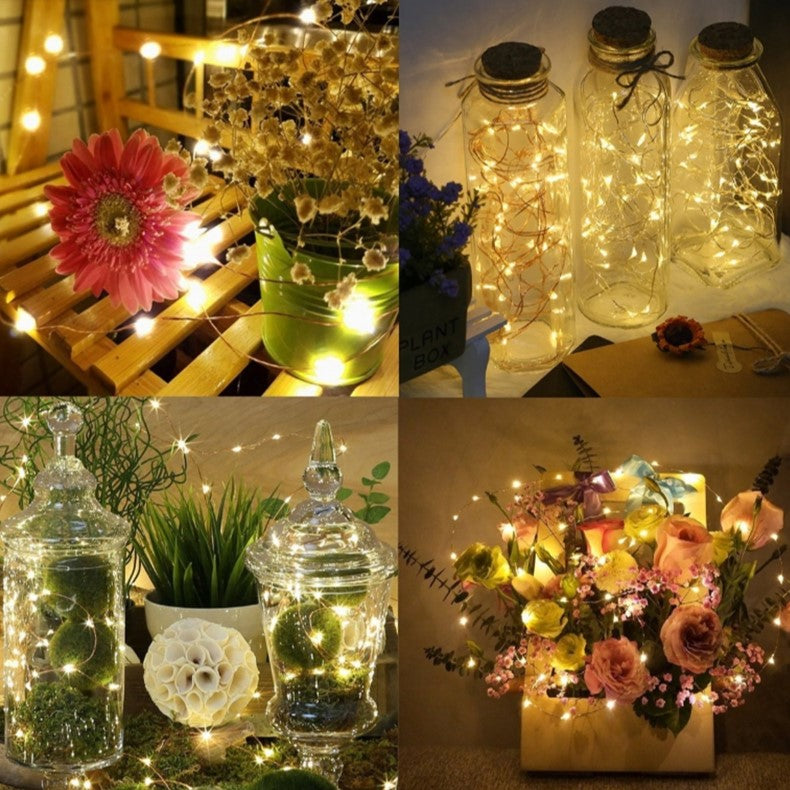 BowLift | Royelux Solar String Lights Fairy Lights - Waterproof Outdoor LED