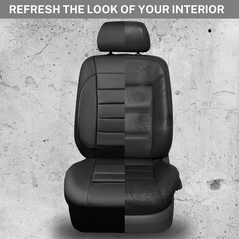 BowLift | Leather Seat Covers Water Resistant 3D Foam Back Support Universal Car Seat Covers Full Set Seats